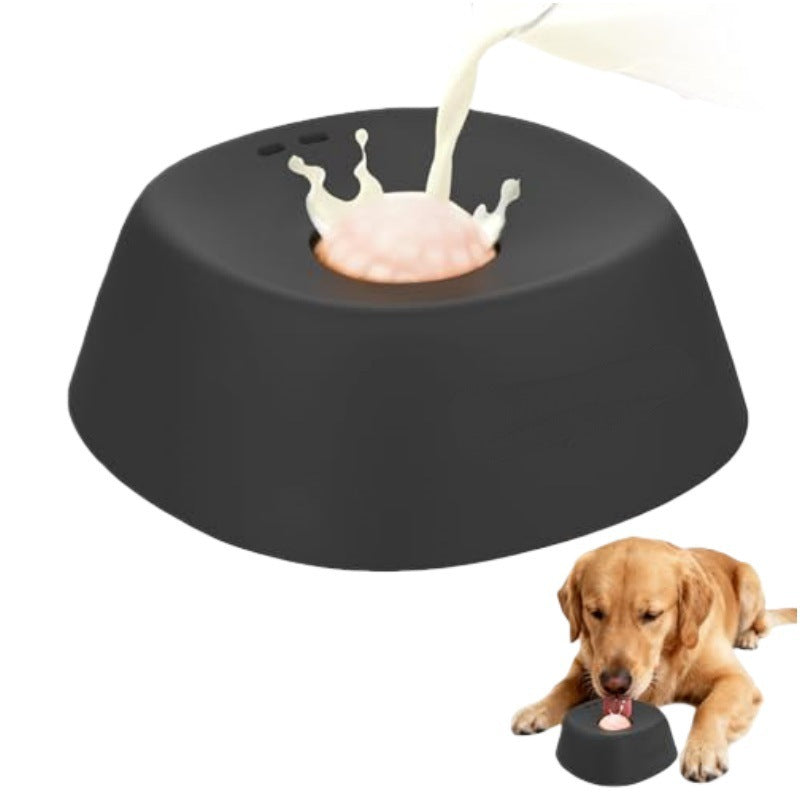 Pet Slow Feeder Non-Slip Spherical Licking Bowl